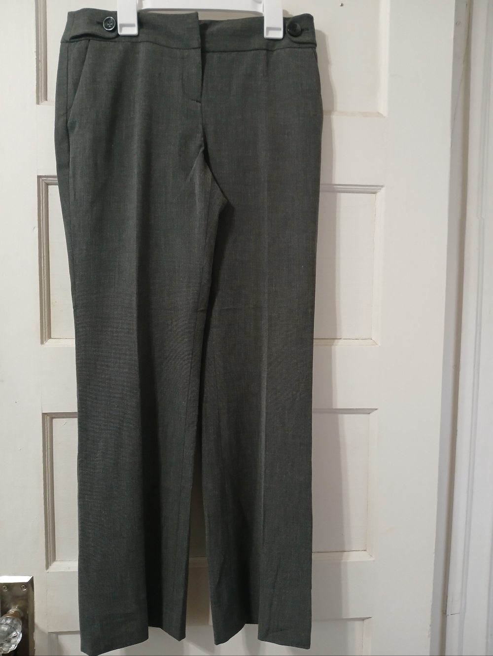 Women's Classic Flat-Front Dress Pants - Gray